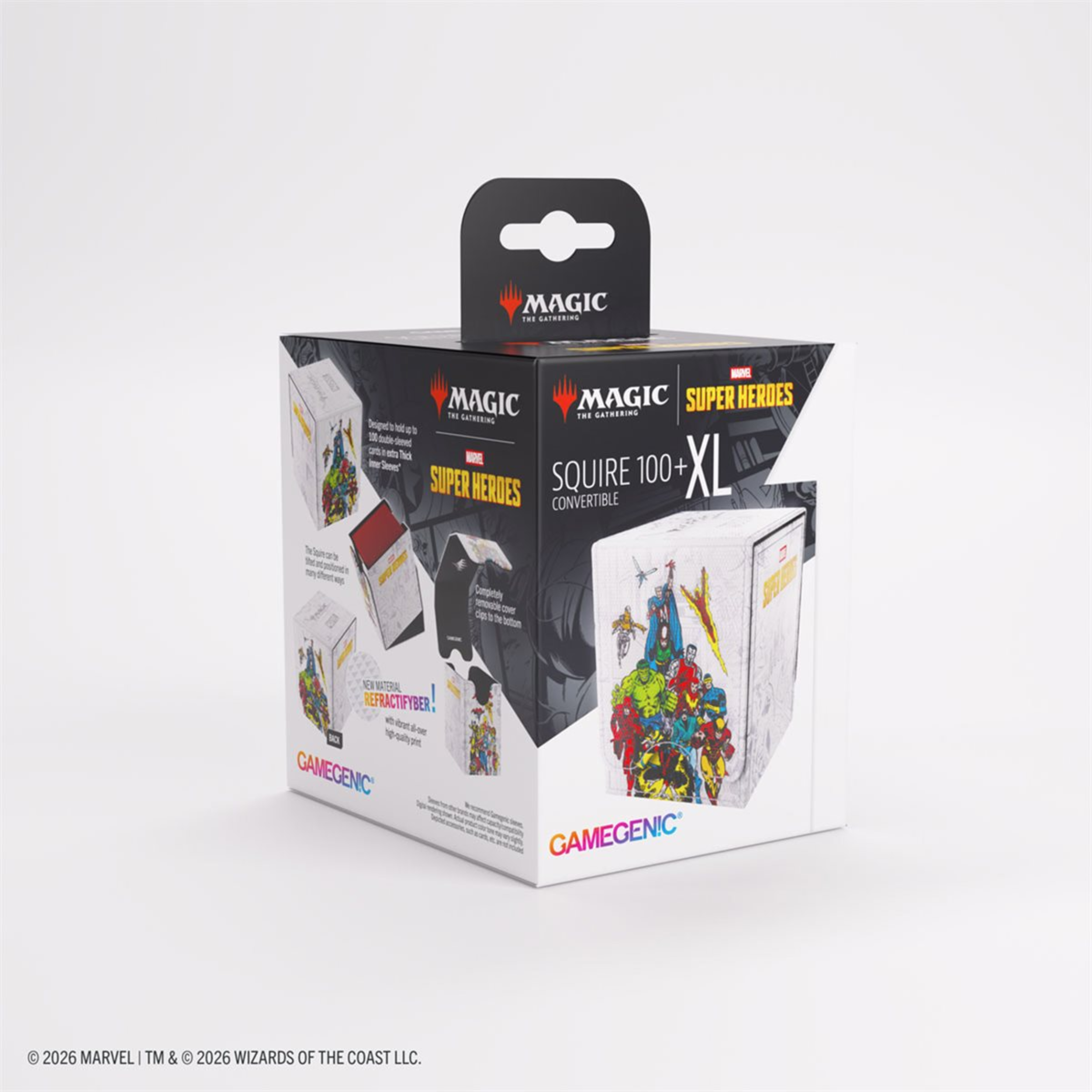 Marvel Super Heroes: Squire XL (100+) Deck Box: Marvel Age
